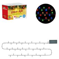 Pisca pisca natalino 15 leds 4 cores colorido 2m a pilha - INFINITYLED18