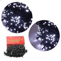 Pisca Pisca Natalino 500 Leds Branco Enfeite p/ Árvore de Natal 50m Decoração Natalina Luzinhas Led Pisca Pisca Natalino 500 Leds Branco Enfeite p/ Árvore de Natal 50m Decoração Natalina Luzinhas Led