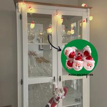 Pisca Pisca natalino com Led decorativo Papai Noel - Sadora Natal