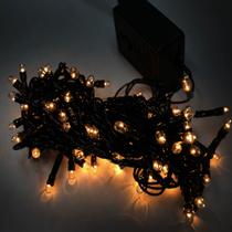 Pisca-Pisca Natalino Luz Branca Quente 100 Lâmpadas 127v 4m