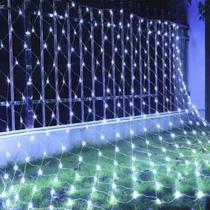 Pisca pisca Rede 120 leds 8 funções 1,2m X 1,2m 127V enfeite natal Wincy Pisca pisca Rede 120 leds 8 funções 1,2m X 1,2m 127V enfeite natal Wincy