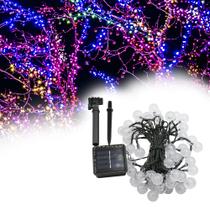 Pisca Pisca Solar Bolas Led Colorido 50 Lâmpadas 9m Pisca Pisca Solar Bolas Led Colorido 50 Lâmpadas 9m