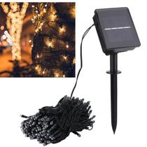 Pisca Pisca Solar Natal 200 Leds Natalino Decoraçao Jardim Quintal Varanda Restaurante Bar Festas Casa Comemoraçao