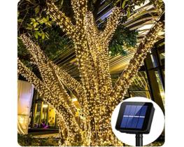 Pisca Pisca Solar Sem Fio Varanda Sacada Prédio 100 Led 10M