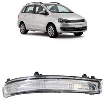 Pisca Retrovisor Spacefox 2010 2011 2012 2013 2014 2015 2016 2017 2018 2019 2020 2021 Cristal Lente Acrílico Carcaça Preta