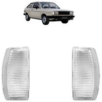 Pisca Seta Dianteira Gol 1982 1983 1984 1985 1986 Cristal Estriada Acrílico