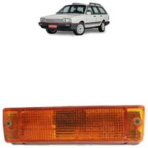 Pisca Seta Dianteira Quantun GLS 1987 1988 1989 1990 Âmbar Estriada Acrílico