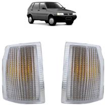 Pisca Seta Dianteira Uno 1984 1985 1986 1987 1988 1989 1990 Âmbar Estriada Acrílico