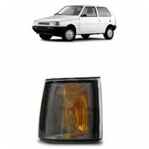 Pisca Seta Dianteira Uno 1991 1992 1993 1994 1995 1996 1997 1998 1999 Fumê Lente Estriada Acrílico Cúpula Âmbar