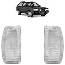 Pisca Seta Dianteira Voyage 1982 1983 1984 1985 1986 Cristal Estriada Acrílico
