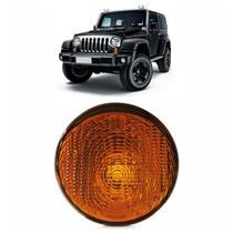 Pisca Seta Dianteira Wrangler 2007 2008 2009 2010 2011 2012 Âmbar Estriada Acrílico