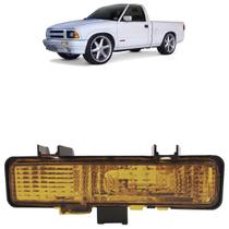 Pisca Seta Dianteiro S10 1983 1984 1985 1986 1987 1988 1989 1990 1991 1992 1993 1994 Âmbar Estriada Acrílico