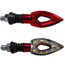Pisca Seta Flecha Esportiva Vermelho Led Universal Par