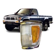 Pisca Seta Hilux 4wd 1992/1998 4x4 Cristal / Ambar Aro Cromado Com Soquete e Lâmpada DEPO Esquerdo