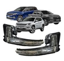 Pisca Seta Lanterna Retrovisor Jeep Compass Commander Fiat Toro 2017 até 2023 Par 2pçs Pisca Seta Lanterna Retrovisor Jeep Compass Commander Fiat Toro 2017 até 2023 Par 2pçs