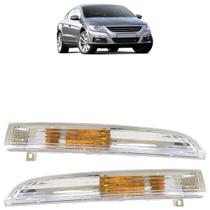 Pisca Seta Parachoque Dianteiro Passat CC 2008 2009 2010 2011 2012 Cristal Cúpula Âmbar Lente Estriada Acrílico