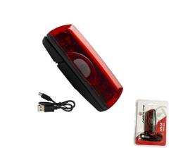 Pisca Traseiro Absolute Jy-6102t Led Vermelho Recarregável
