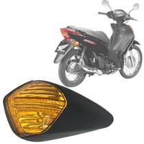 Pisca traseiro direito ambar com capa biz 100 2013/2016