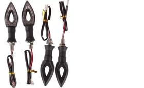 Piscas Seta De Moto Led Flecha Cristal Esportiva Universal