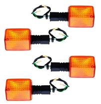 Piscas Seta Laranja Nx150/200 Strada Xlx350 Sahara 4 Peças