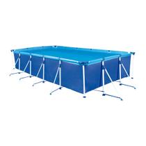 Piscina 10.000L Mor Premium Estrutura Reforçada C 2 Válvulas Azul Lisa