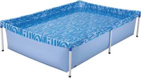 Piscina 1000 L Retangular, Mor, Multicor