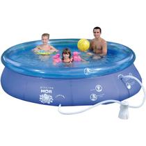 Piscina 4600l redonda splash fun mor