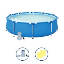 Piscina 5000 Litros Mor Circular Com Filtro 2200L/h 110V