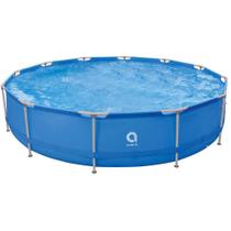 Piscina Articulada Uttil com Kit Reparo e Válvula de Drenagem Azul 11632 Litros