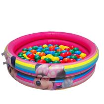 Piscina Banheira Inflável Minnie 21 Litros Infantil Criança Menina Com Bolinhas Piscina Banheira Inflável Minnie 21 Litros Infantil Criança Menina Com Bolinhas