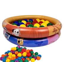 Piscina Banheira Inflável Patrulha Canina 21 Litros Infantil Criança Com Bolinhas