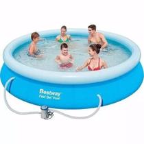 Piscina Bestway 5377L + Filtro 110V + Bomba+ Acessórios