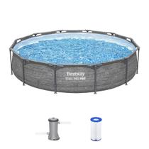 Piscina Bestway Steel Pro MAX 366x76 cm com bomba de filtro Piscina Bestway Steel Pro MAX 366x76 cm com bomba de filtro