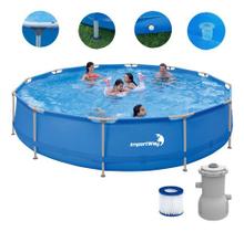 Piscina Borda Estruturada Circular 10550l Gigante Luxo Way