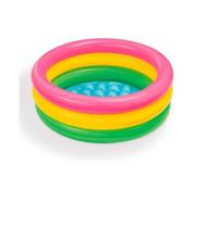 Piscina Circular Inflável Infantil Arco-íris 28 Litros Bebês Piscina Circular Inflável Infantil Arco-íris 28 Litros Bebês