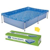 Piscina Com Armação 1000 Litros 189 X 126 X 42 Cm Mor