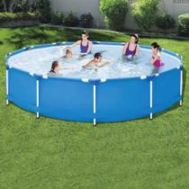 Piscina com Armação 7.000 Litros Redonda 3,66 Metros MOR