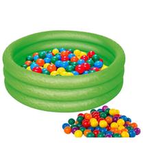 Piscina Com Bolinhas Infantil 130 a 200 Litros Homem Arancha Princesa Rosa Azul Verde Criança Bebe Menina Menino
