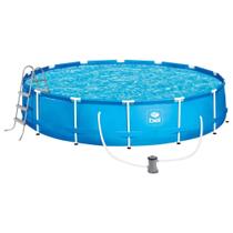 Piscina de Armação 13.000L + Cobertura 4,57m + Lona 4,88m + Escada + Filtro 220V Bel - 511300