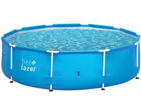 Piscina De Armação 5.000 Litros Cor:Azul Belfix