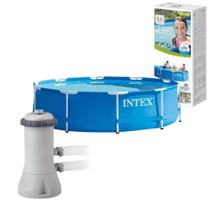 Piscina de Armação Redonda 6.503 Litros Intex Com Bomba Filtrante 2.006 L/h
