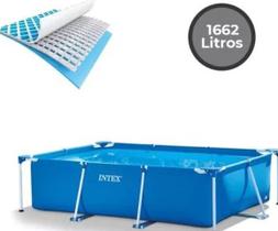 Piscina de Armação Retangular 1.662 L - 2.2mx1.5mx60cm
