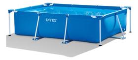 Piscina De Armar Retangular 1662 Litros Intex 220x150x60cm Piscina De Armar Retangular 1662 Litros Intex 220x150x60cm