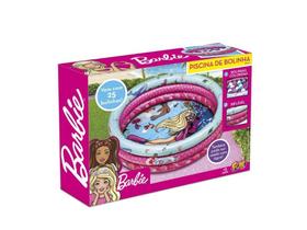 Piscina de Bolinha Inflável com 25 Bolinhas Coloridas Barbie Fun Piscina de Bolinha Inflável com 25 Bolinhas Coloridas Barbie Fun
