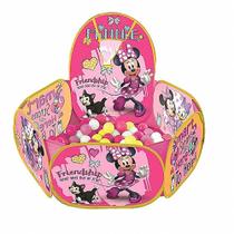 Piscina De Bolinha Minnie Disney Com Cesta 100Bolinhas Zippy