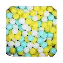 Piscina De Bolinhas Colorida E Ecológica Com 100 Peças De Bolinhas De Plástico Macio Em Forma De