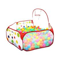 Piscina De Bolinhas De 1,5m Com Cesta, Tenda De Brincar Para Bebês, Brinquedos Ao Ar Livre Para