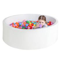 Piscina de Bolinhas de Espuma TRENDBOX Extra Grande para Bebês 120 cm Branca Piscina de Bolinhas de Espuma TRENDBOX Extra Grande para Bebês 120 cm Branca
