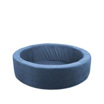 Piscina de Bolinhas Espumada em Suede 90cm Diâmetro x 30cm Altura