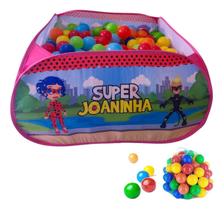 Piscina De Bolinhas Infantil Com 40 Bolinhas Super Joaninha - Fabrincando Ideias Inovadoras